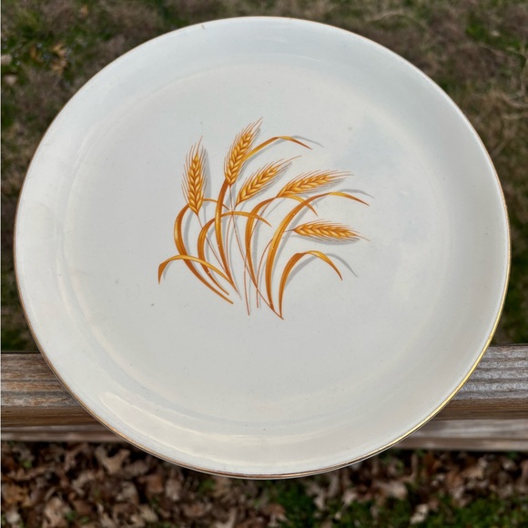 Homer Laughlin Other - Homer Laughlin Golden Wheat Design Dinner Plates set of 4